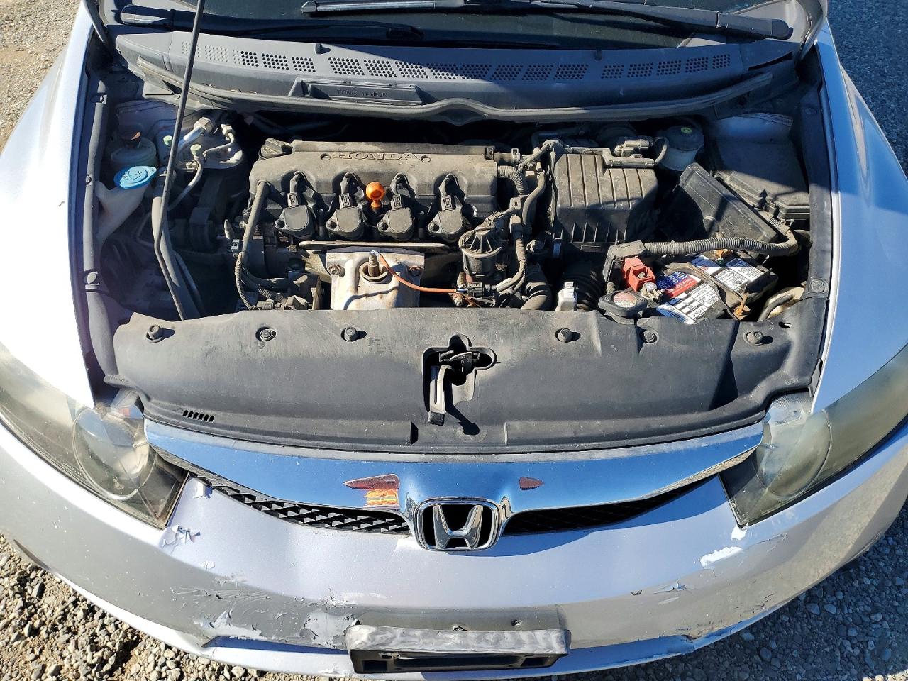 2011 Honda Civic Lx Silver vin: 19XFA1F55BE041654