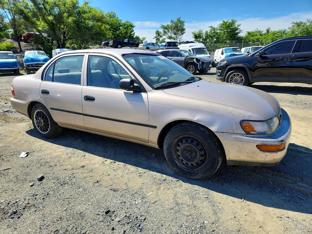 1997 Toyota Corolla Base Gold vin: 2T1BA02EXVC176906