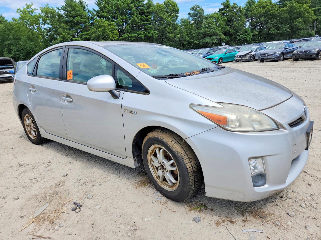 2010 Toyota Prius Iii Серебряный vin: JTDKN3DU5A0138630