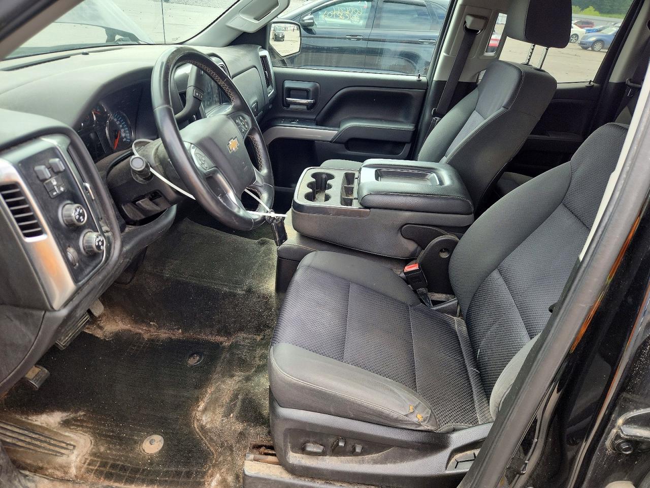 2015 Chevrolet Silverado K1500 Lt Black vin: 1GCVKREC7FZ226340