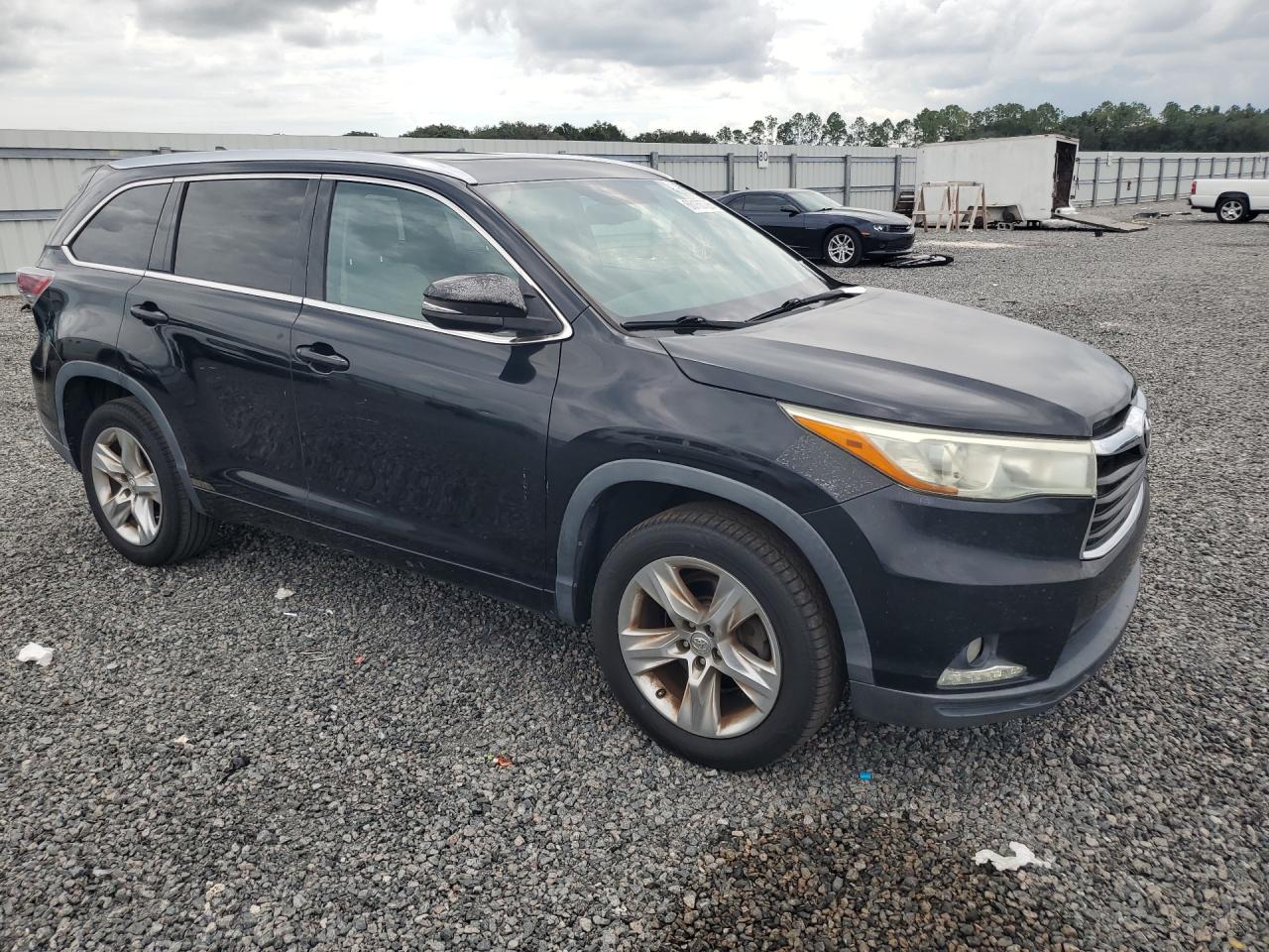 2014 Toyota Highlander Limited Black vin: 5TDYKRFH1ES031809
