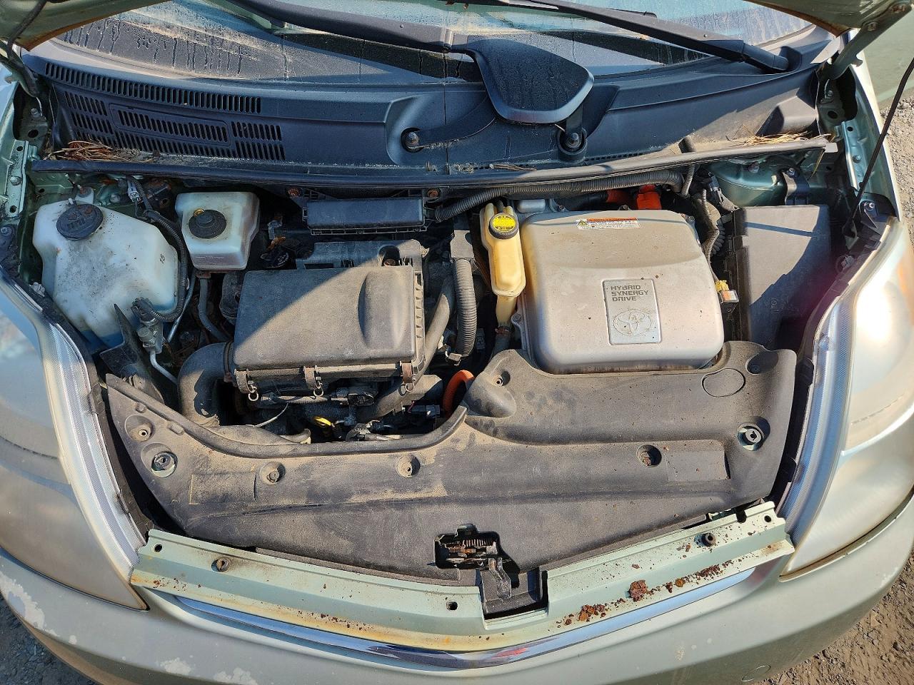 2007 Toyota Prius Base Green vin: JTDKB20U277586462