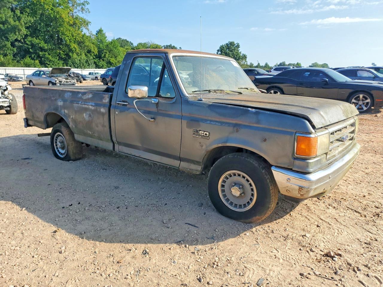 1988 Ford F150 Gray vin: 1FTDF15Y2JNB04868
