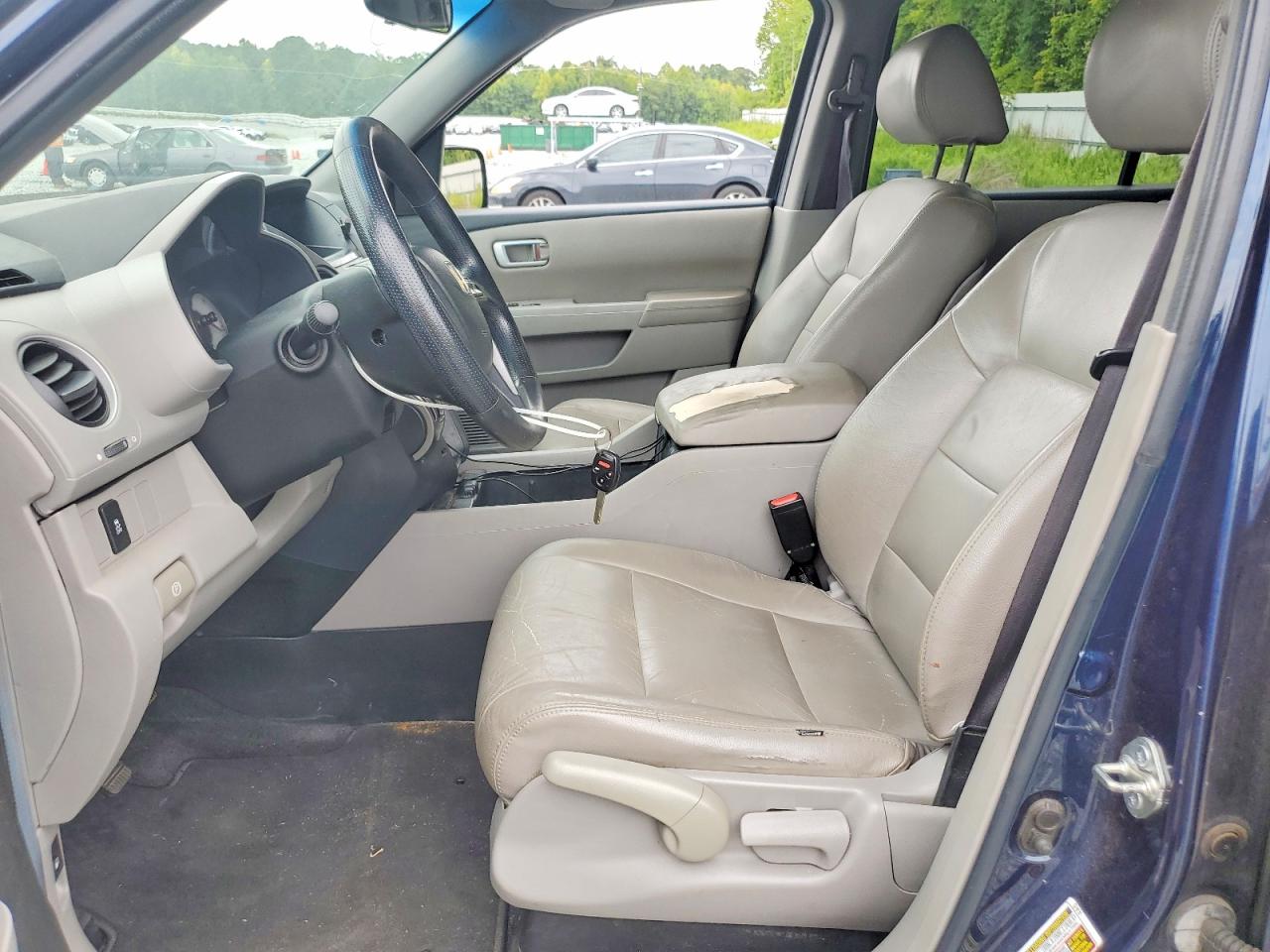 2012 Honda Pilot Lx Blue vin: 5FNYF4H28CB005449