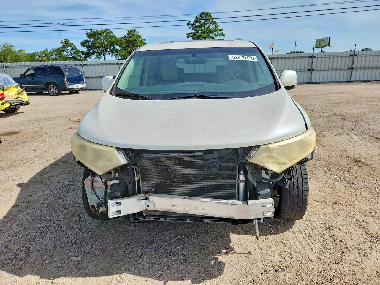 2012 Nissan Quest 3.5 S White vin: JN8AE2KP8C9040181