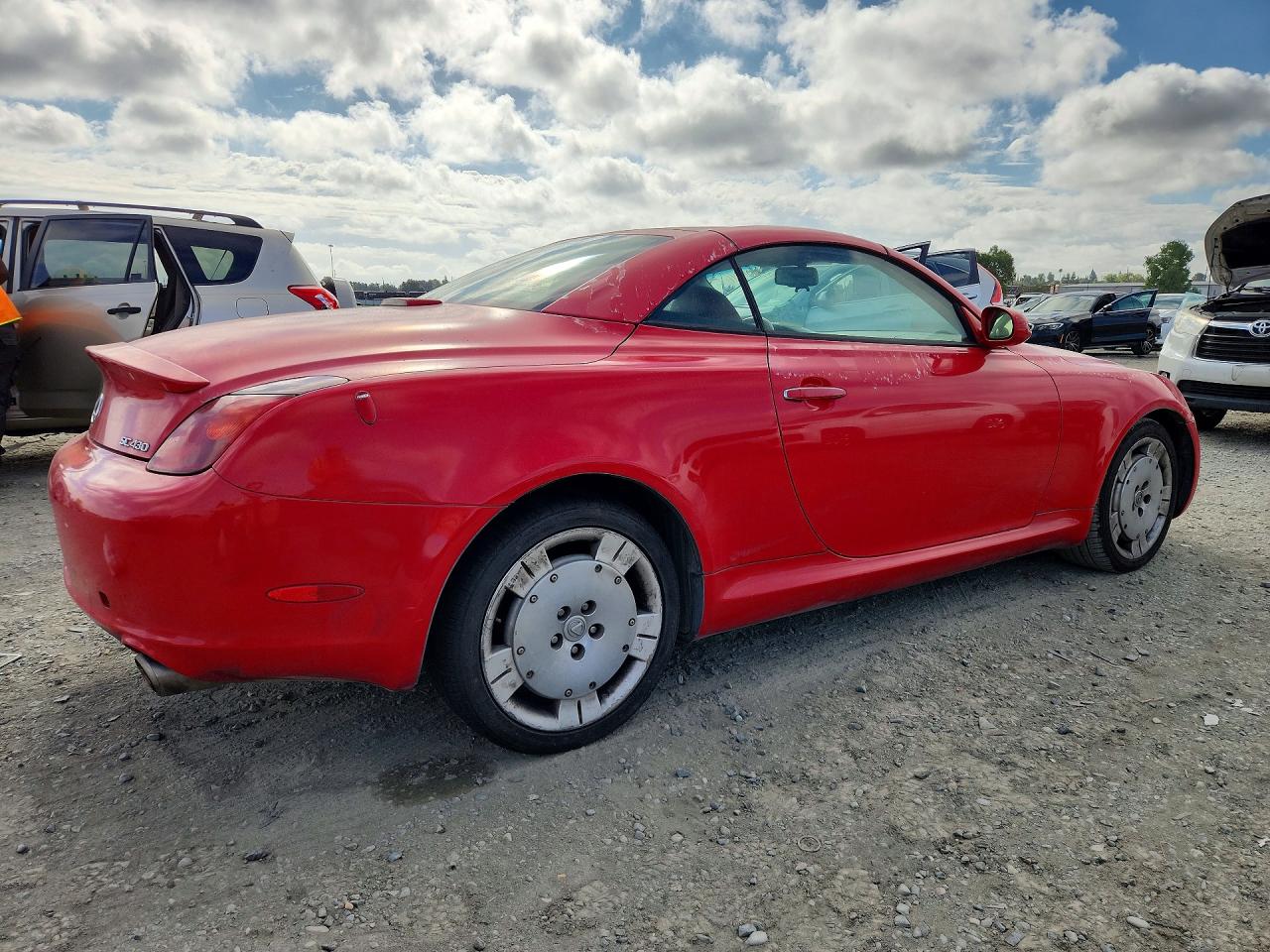 2002 Lexus Sc 430 Red vin: JTHFN48YX20010629
