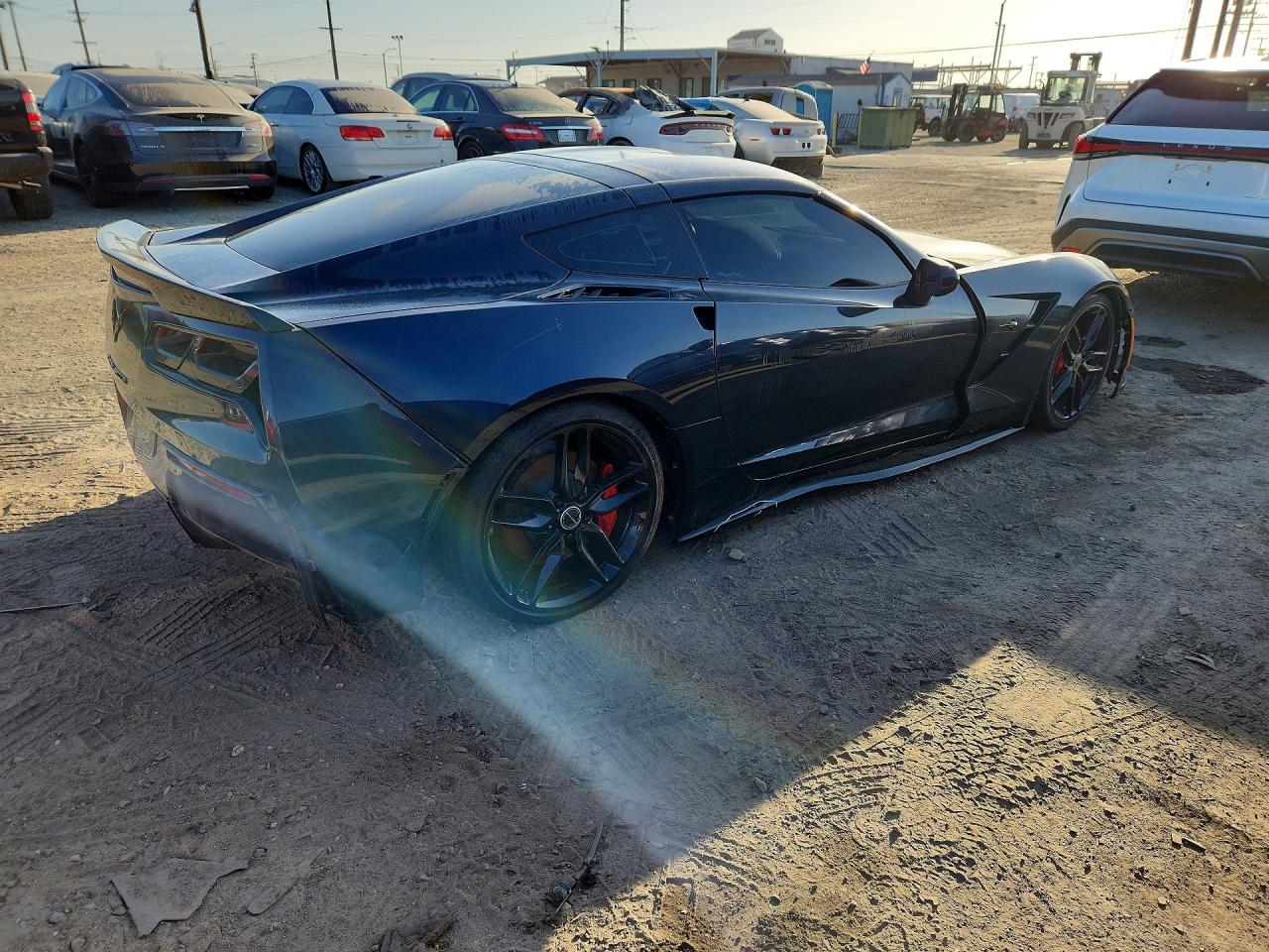 2015 Chevrolet Corvette Stingray 2lt Gray vin: 1G1YC2D78F5109386