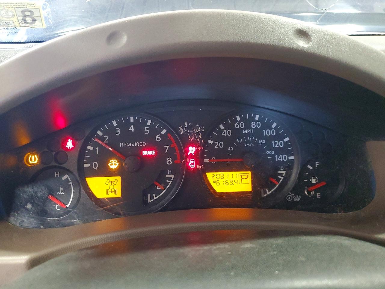 2008 Nissan Xterra X Blue vin: 5N1AN08W38C503302