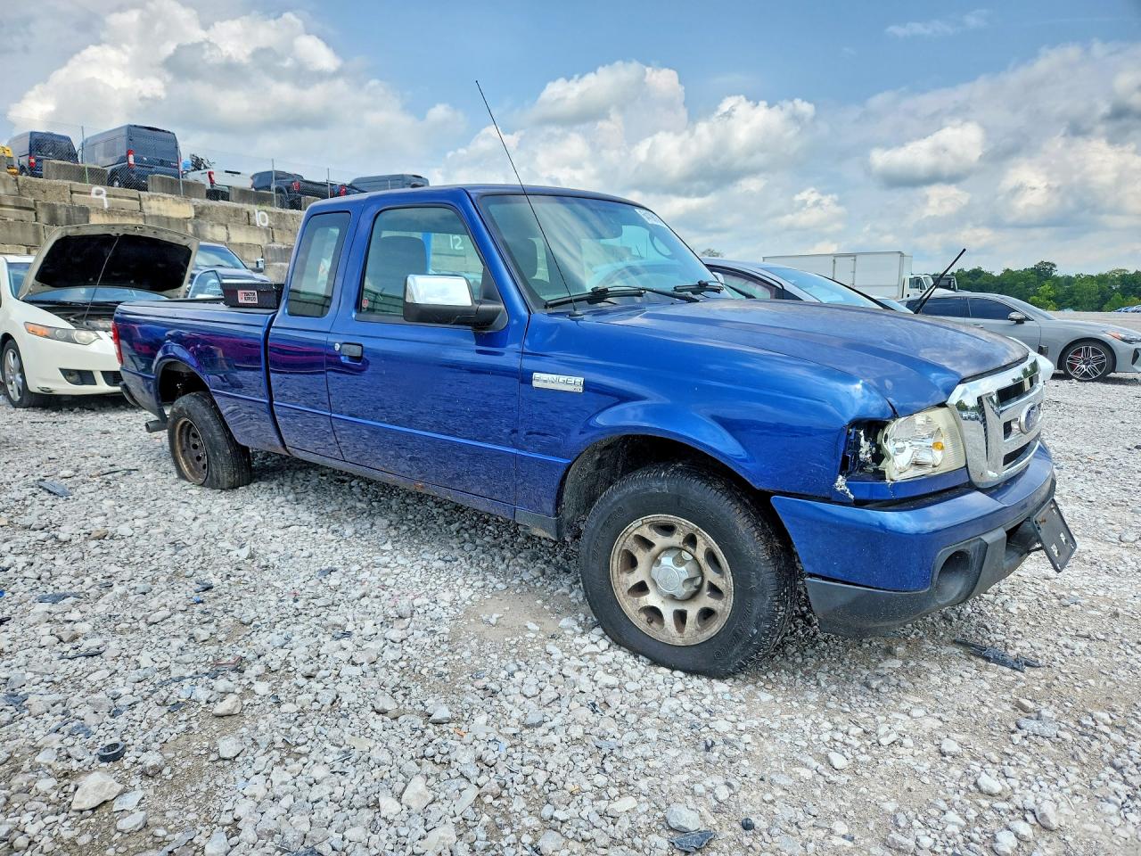 2010 Ford Ranger Super Cab Blue vin: 1FTKR4EE6APA39968