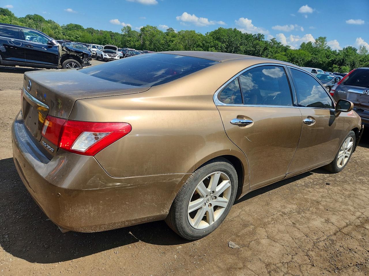 2008 Lexus Es 350 Золотой vin: JTHBJ46GX82182340