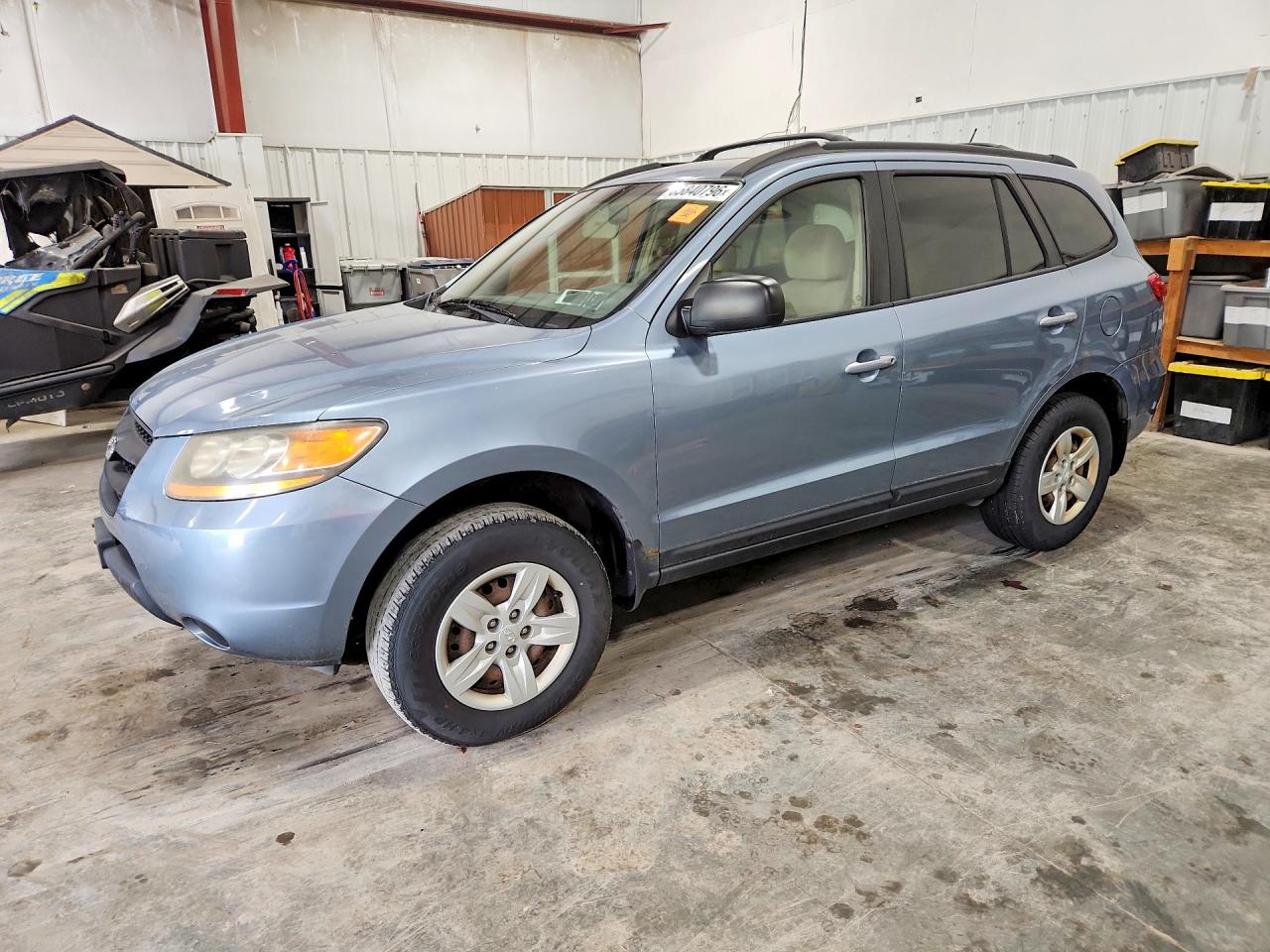 2009 Hyundai Santa Fe Gls Turquoise vin: 5NMSG73DX9H329300