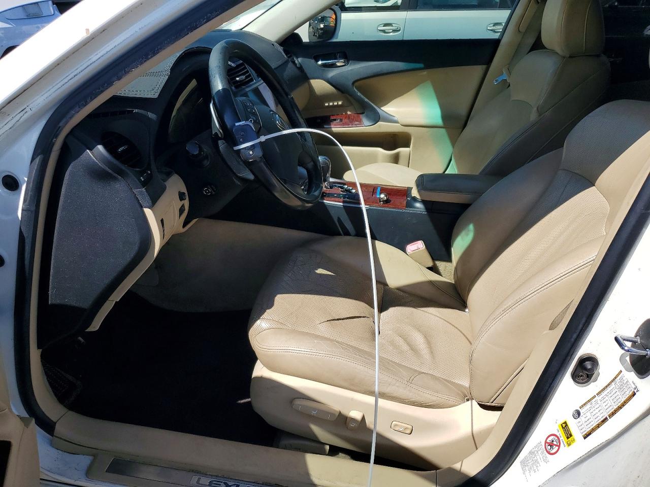2006 Lexus Is 350 White vin: JTHBE262265004656