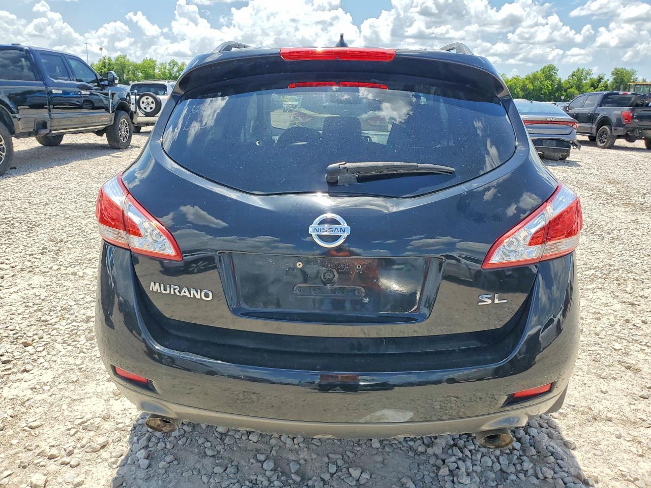 2014 Nissan Murano Sl Black vin: JN8AZ1MU2EW408196