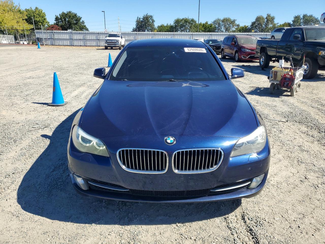 2011 Bmw 535 I Blue vin: WBAFR7C51BC804578