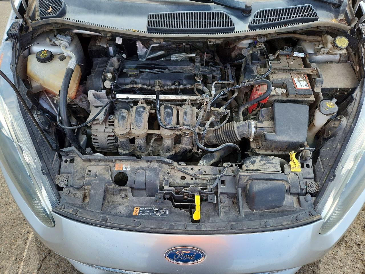 2015 Ford Fiesta Se Silver vin: 3FADP4EJ0FM123637