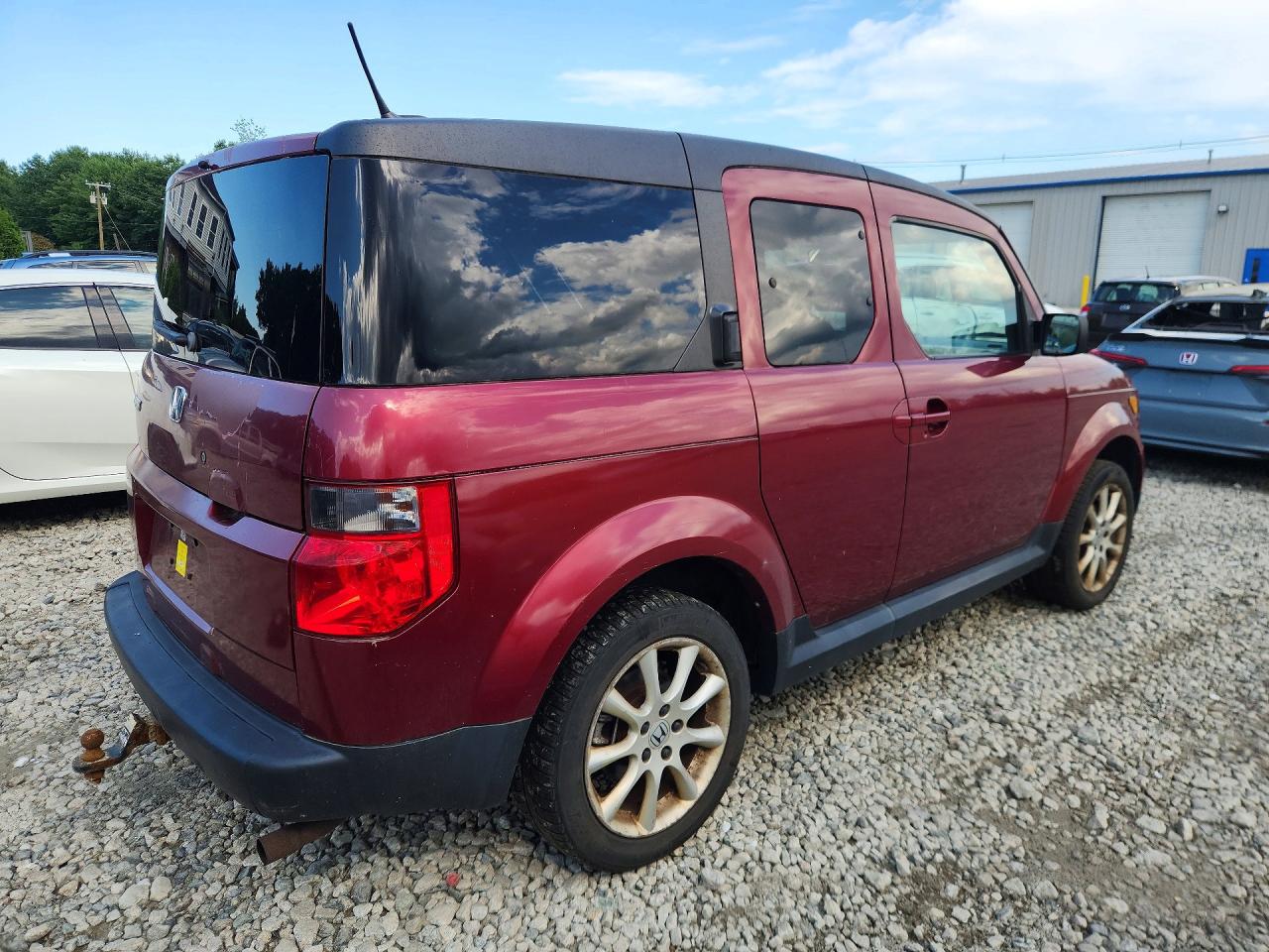 2007 Honda Element Ex Красный vin: 5J6YH27797L011074