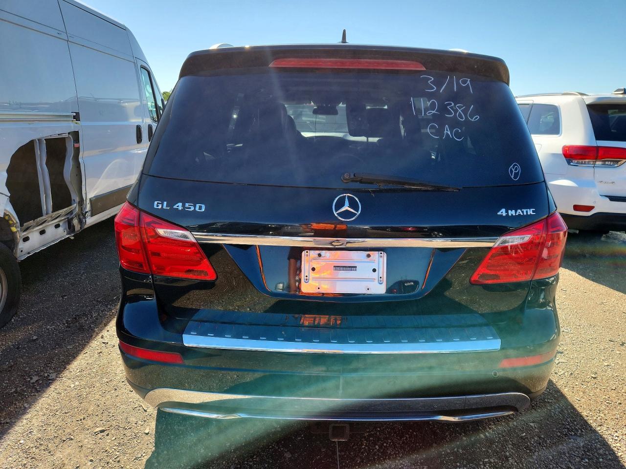 2013 Mercedes-benz Gl 450 4matic Black vin: 4JGDF7CE9DA112386