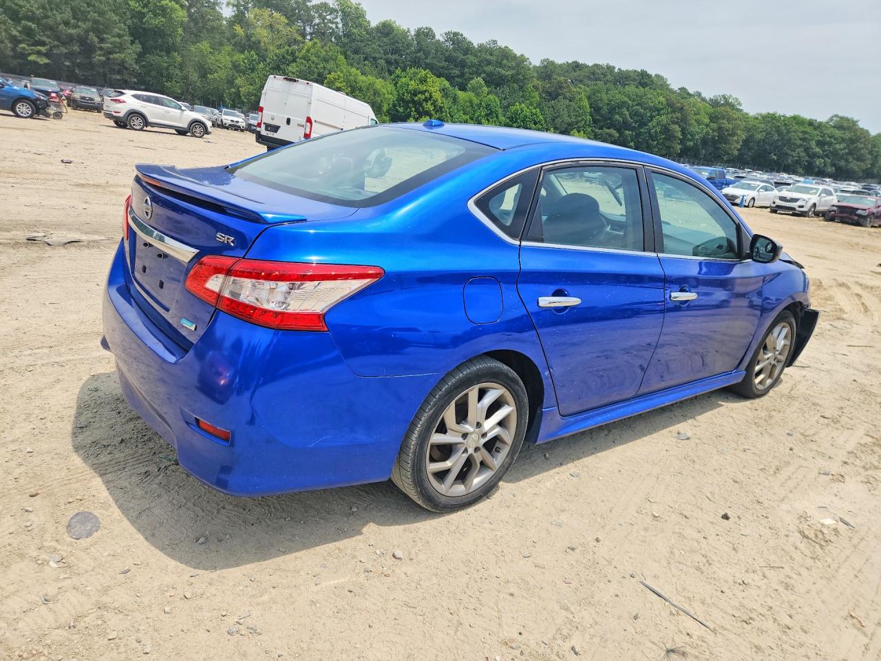 2013 Nissan Sentra S Синий vin: 3N1AB7AP7DL647462