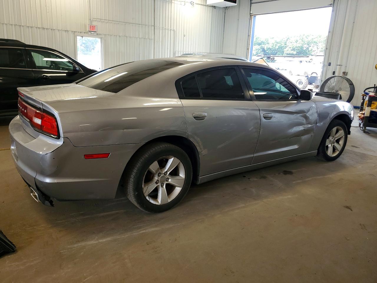 2014 Dodge Charger Se Silver vin: 2C3CDXBG2EH198043
