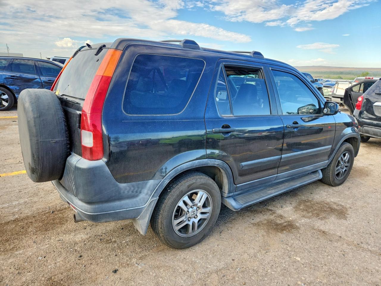 2004 Honda Cr-v Ex Black vin: JHLRD78804C023994