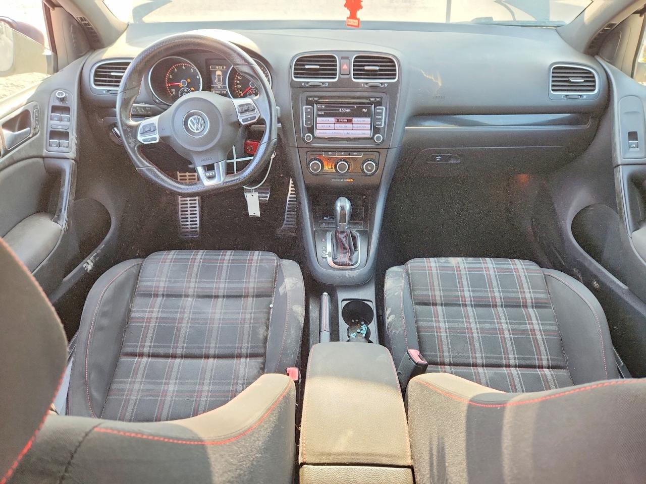 2012 Volkswagen Gti Черный vin: WVWHD7AJXCW145720
