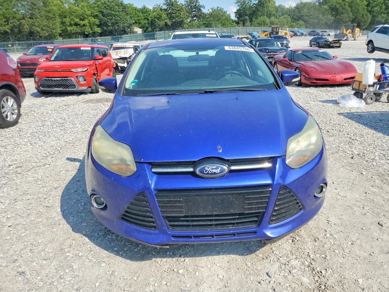2014 Ford Focus Titanium Blue vin: 1FADP3J27EL232444