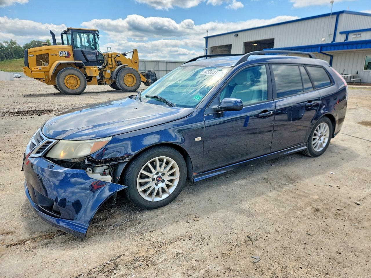 2008 Saab 9-3 2.0t Синий vin: YS3FB59Y981107234