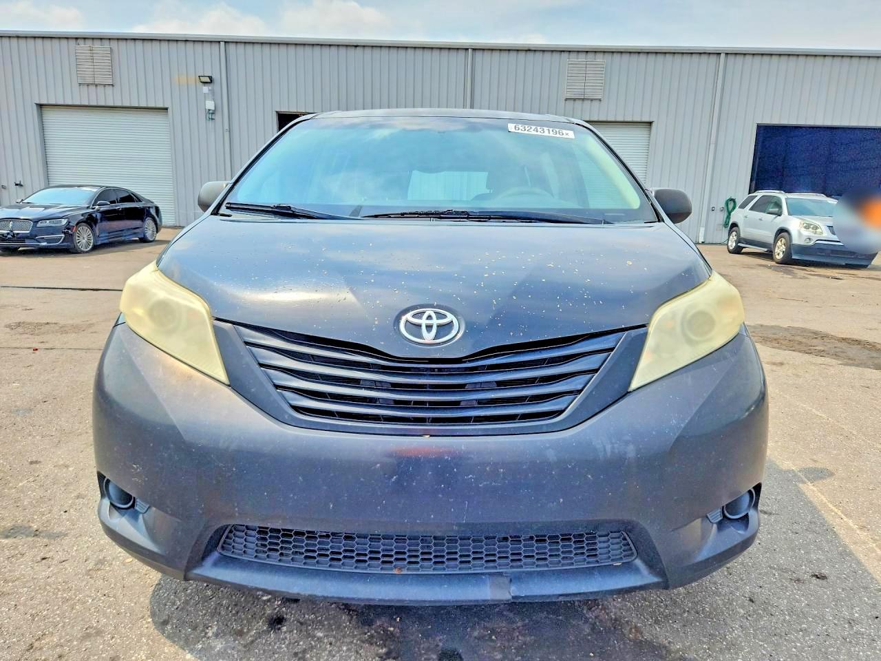 2011 Toyota Sienna Base 7-passenger Charcoal vin: 5TDZK3DC0BS101045