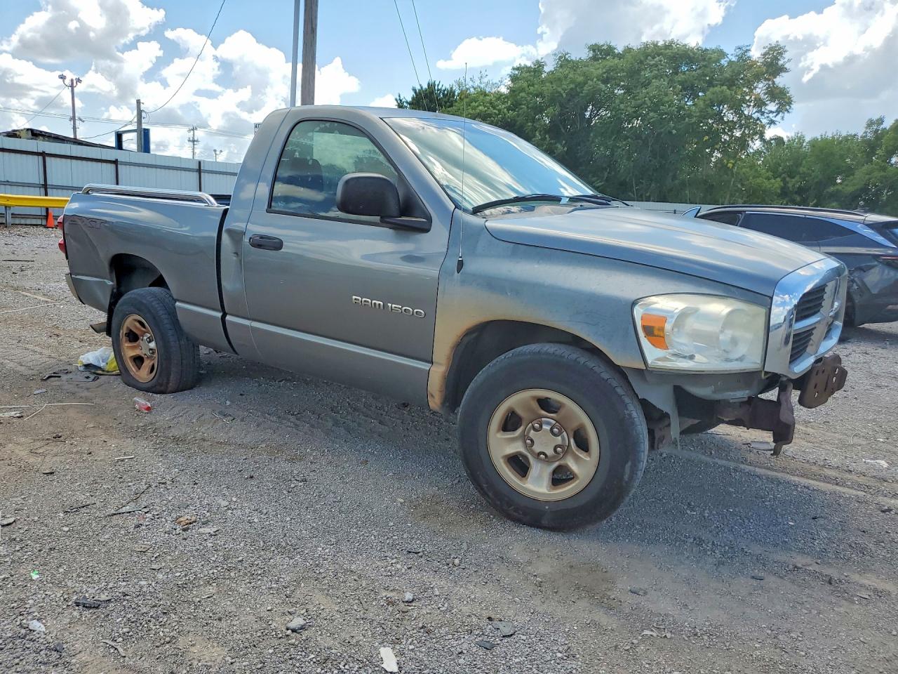 2007 Dodge Ram 1500 St Gray vin: 1D7HA16K17J576625