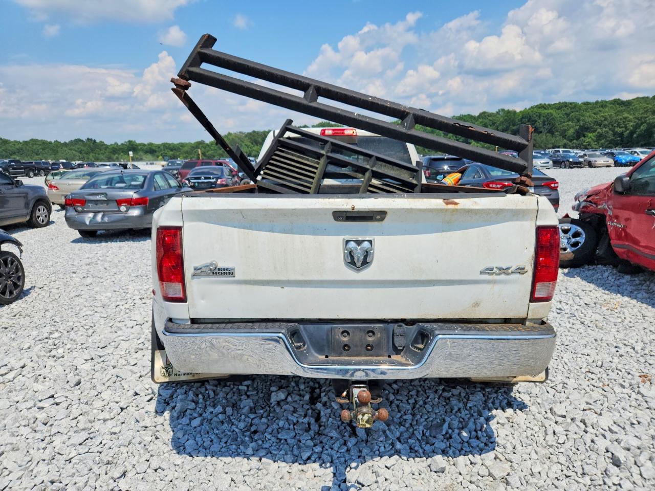 2013 Ram 3500 Slt White vin: 3C63RRHL2DG616278