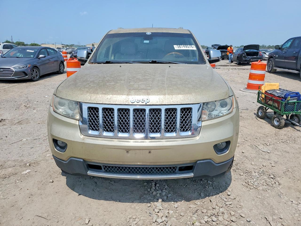 2011 Jeep Grand Cherokee Overland Gold vin: 1J4RR6GT7BC713036