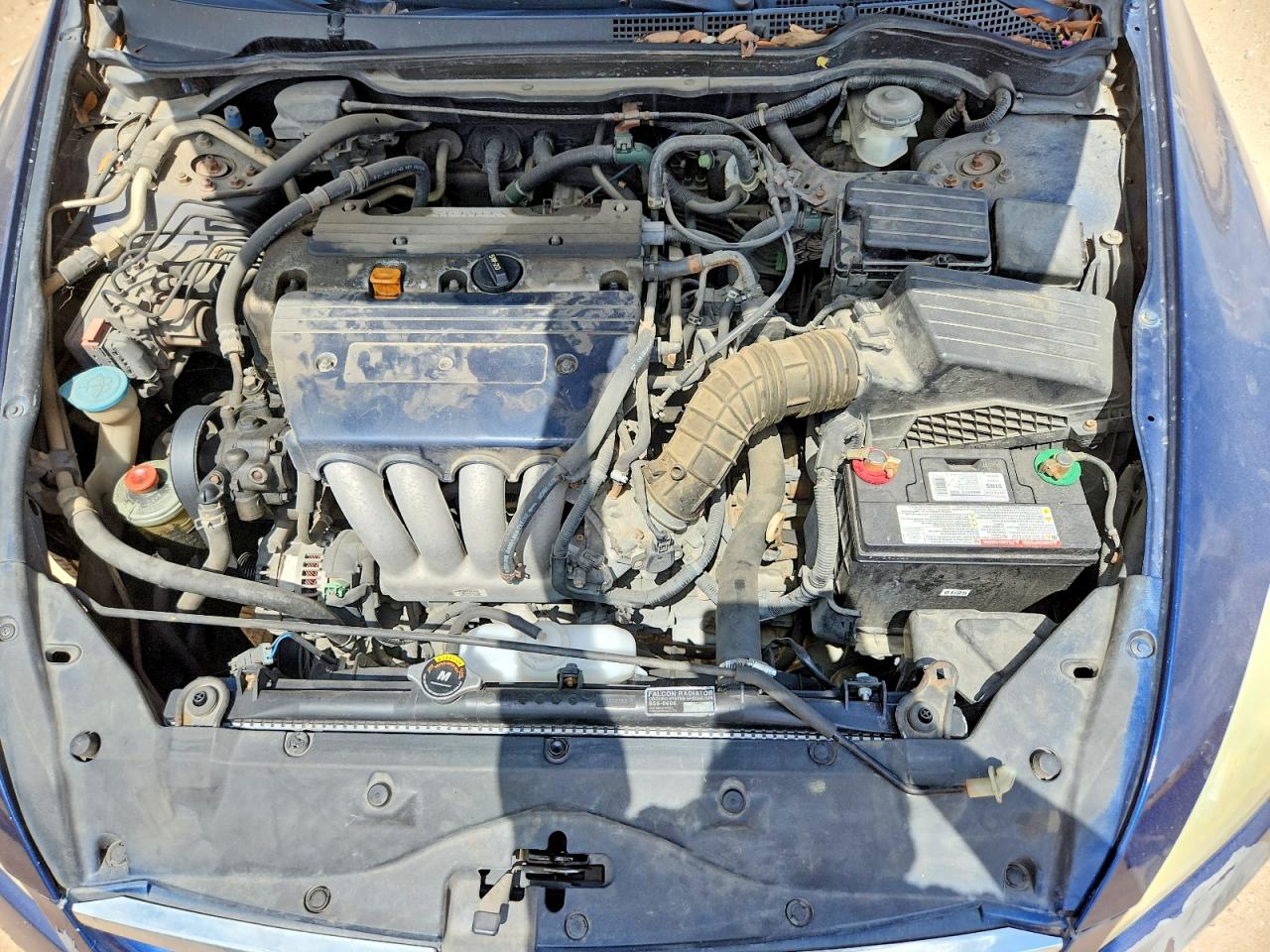 2004 Honda Accord Lx Blue vin: 1HGCM56374A168459