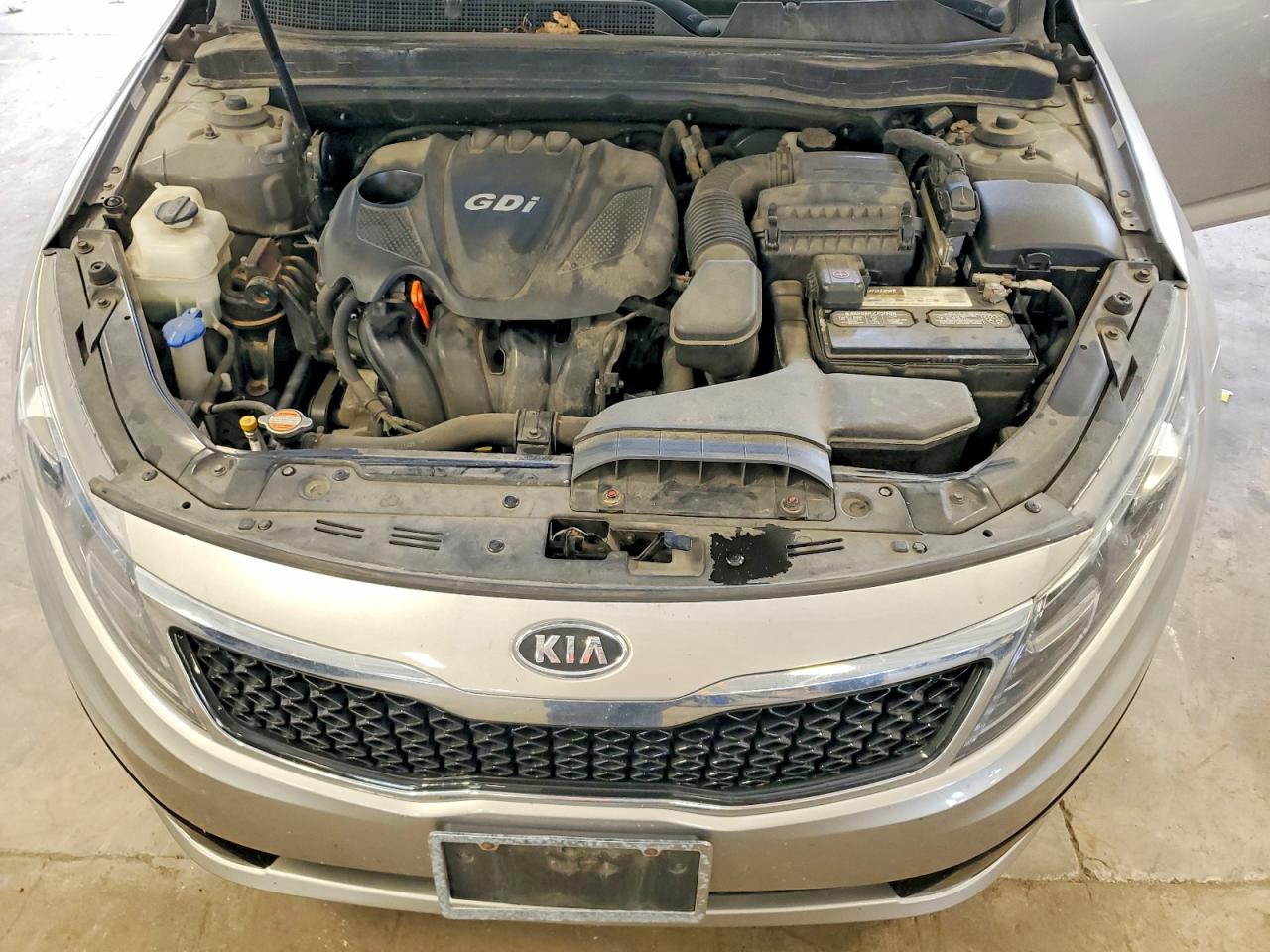 2012 Kia Optima Ex Silver vin: 5XXGN4A7XCG043430