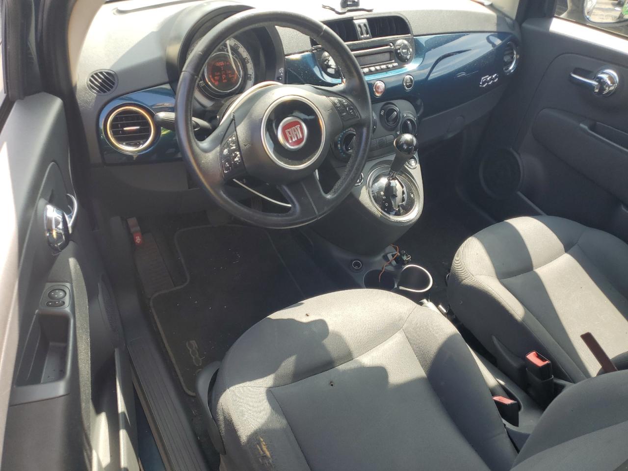 2015 Fiat 500 Pop   Blue vin: 3C3CFFAR2FT570366
