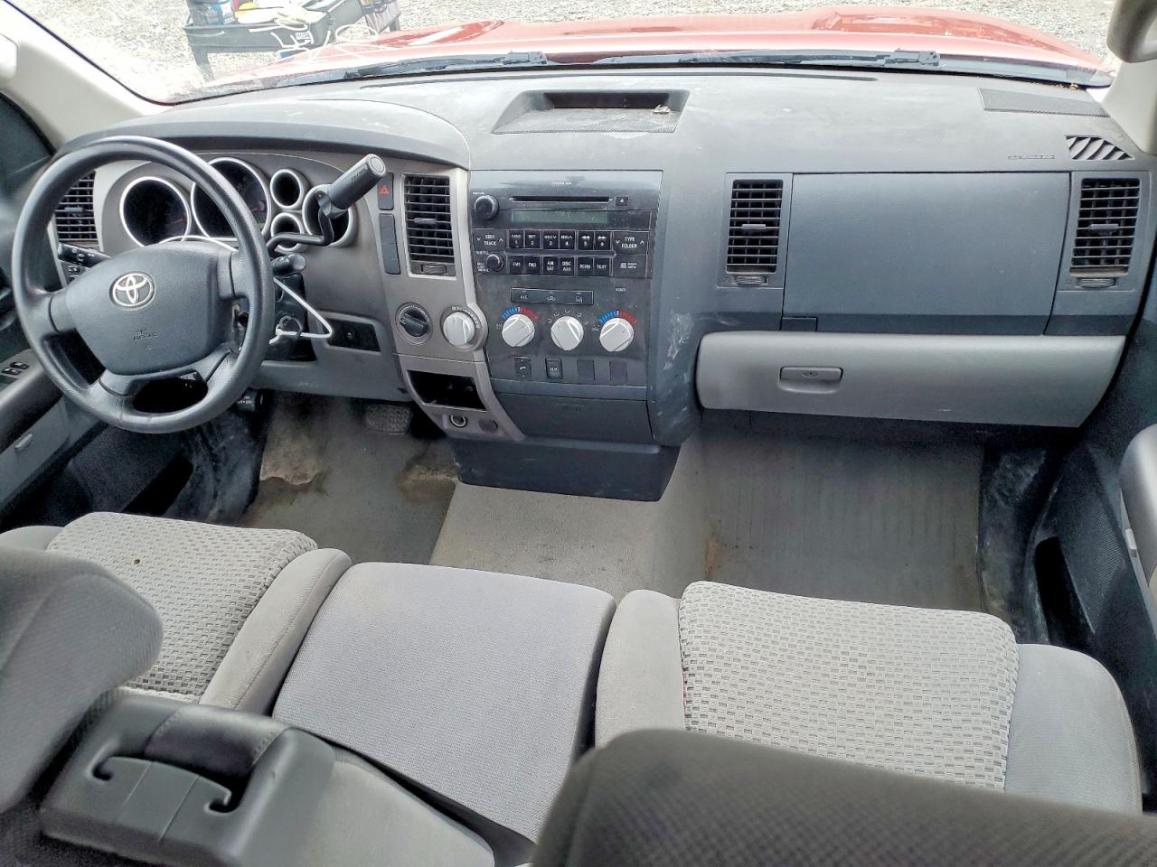 2011 Toyota Tundra Double Cab Sr5 Red vin: 5TFUM5F12BX021199
