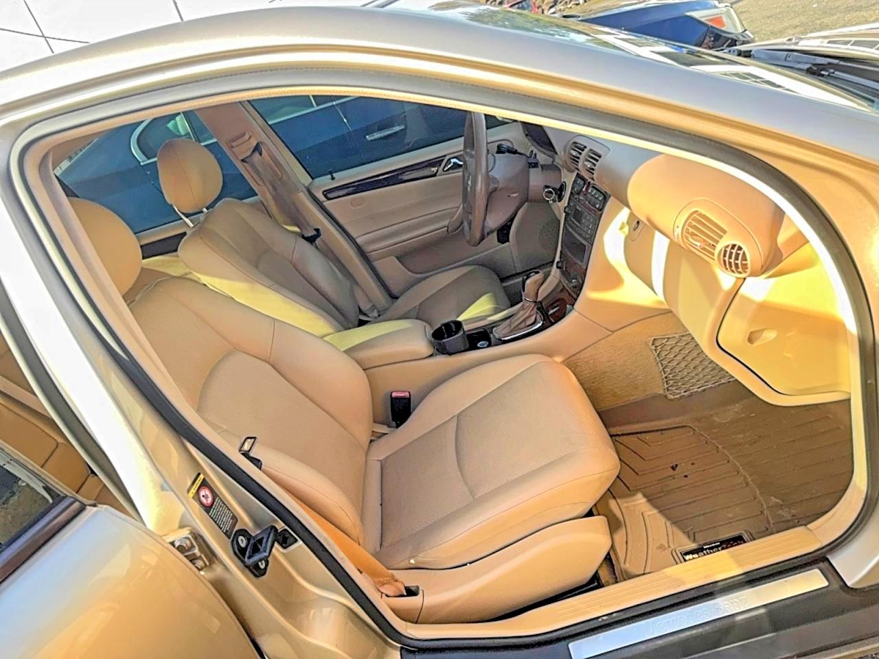 2001 Mercedes-benz C 320 Gold vin: WDBRF64J41F035438
