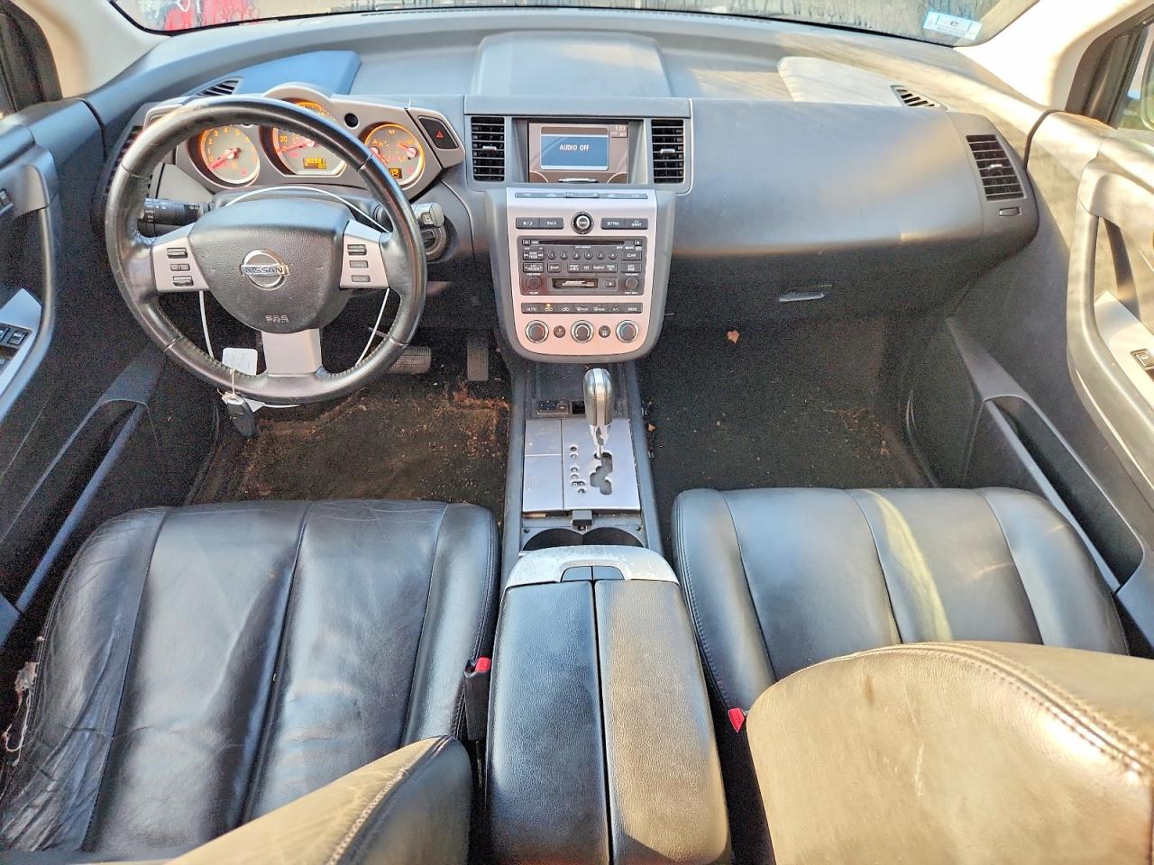 2006 Nissan Murano S Black vin: JN8AZ08W06W528506