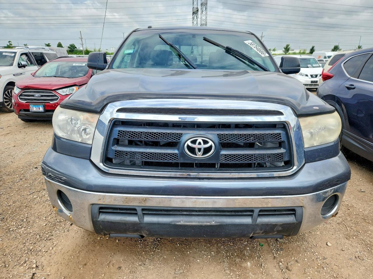 2010 Toyota Tundra Double Cab Sr5 Gray vin: 5TFUM5F10AX014427