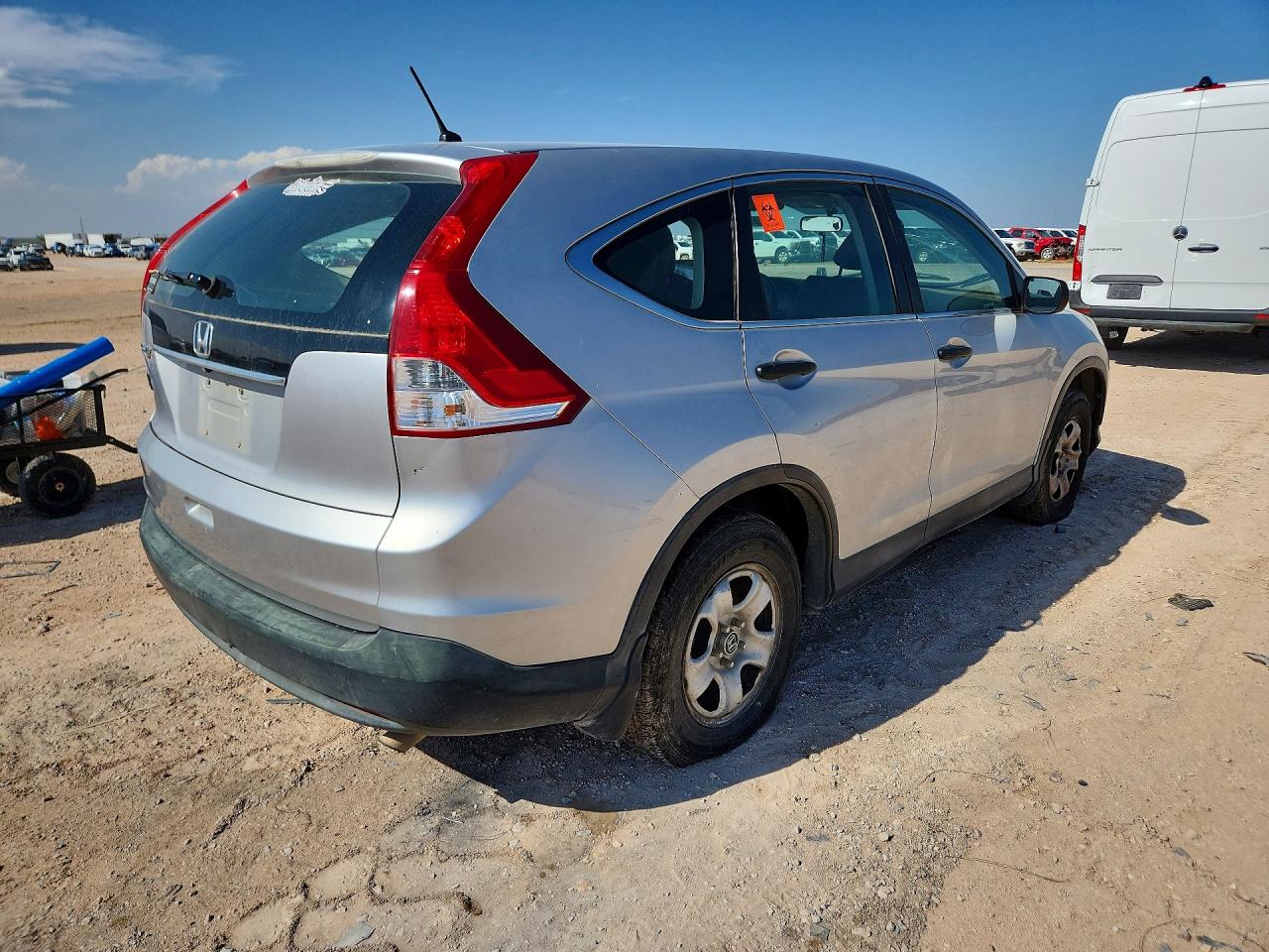 2014 Honda Cr-v Lx Silver vin: 3CZRM3H39EG710121