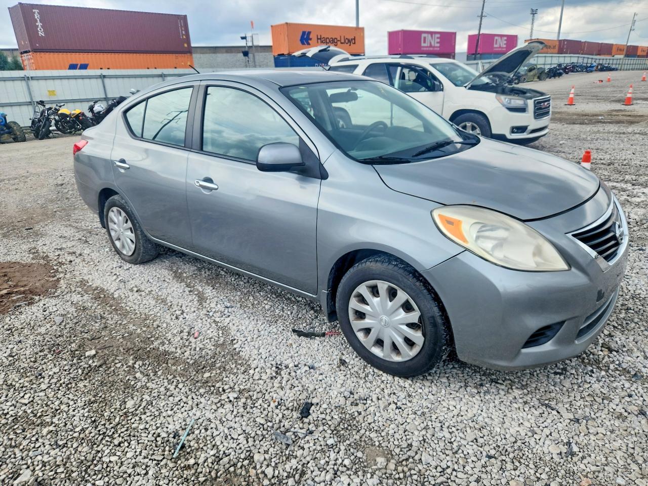 2012 Nissan Versa 1.6 S Gray vin: 3N1CN7AP3CL943318