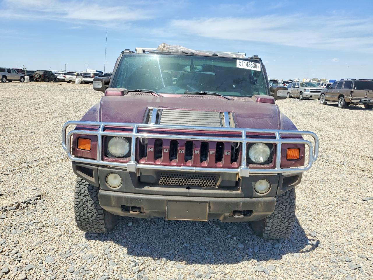 2006 Hummer H2 Темно-бордовый vin: 5GRGN23U86H111558
