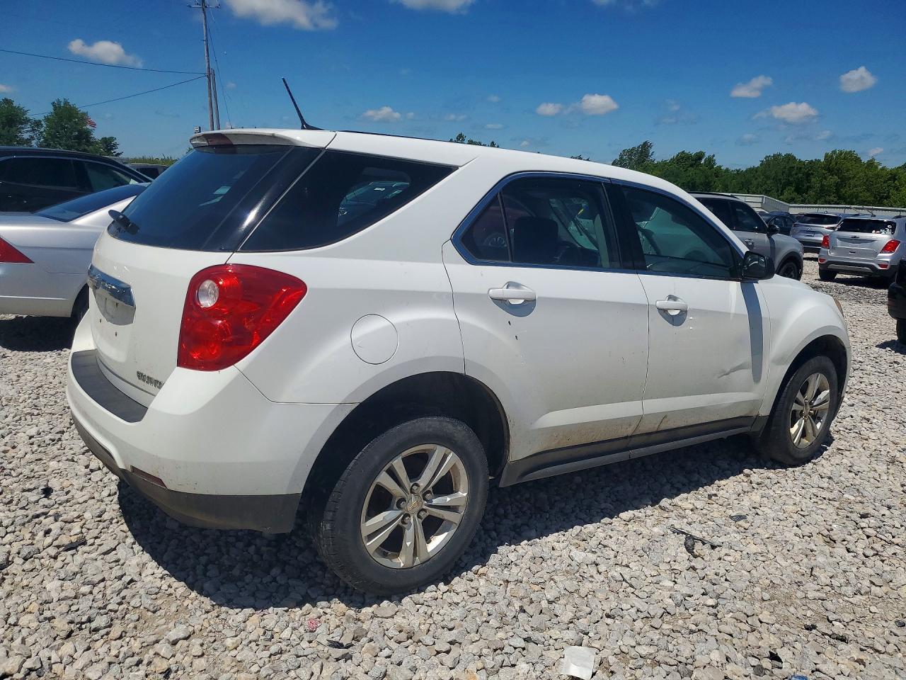2014 Chevrolet Equinox Ls White vin: 2GNALAEK1E1141769