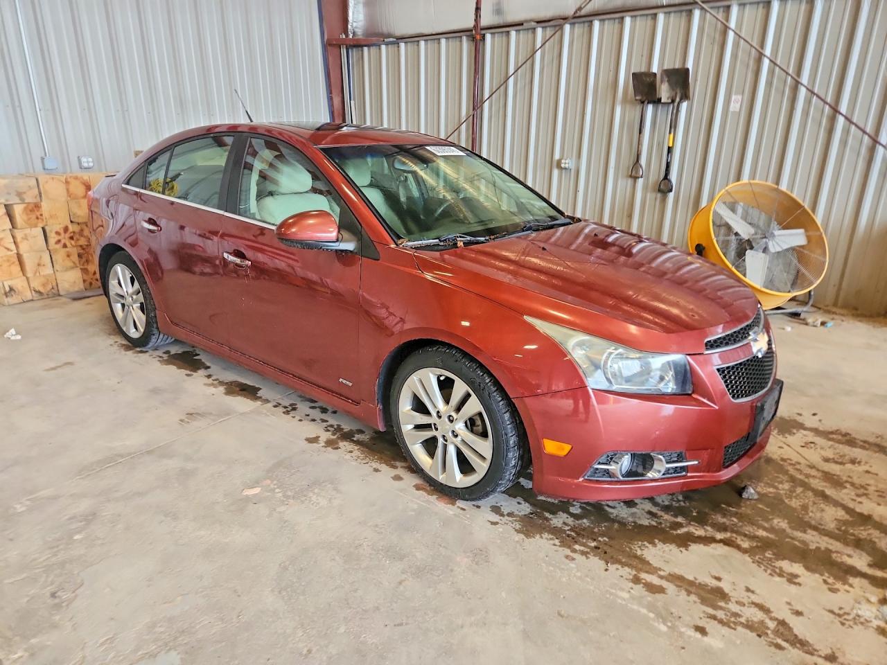 2012 Chevrolet Cruze Ltz Brown vin: 1G1PH5SC8C7249162