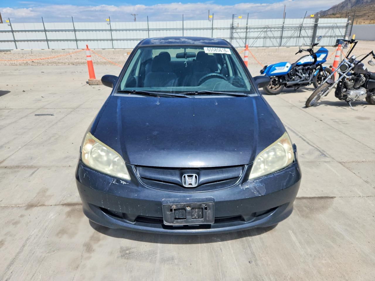 2005 Honda Civic Lx Black vin: 2HGES16505H520258