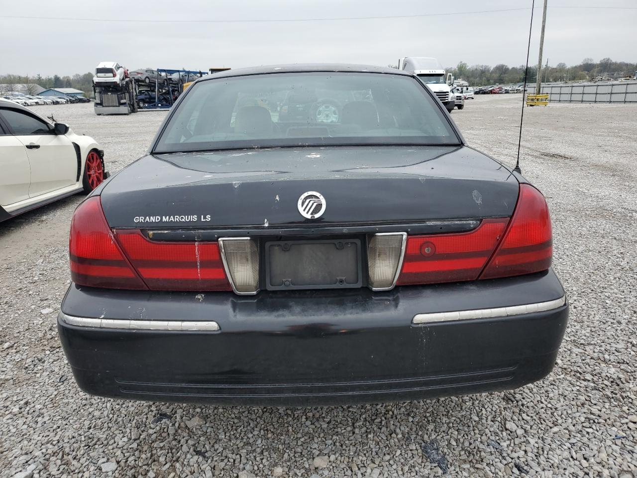 2005 Mercury Grand Marquis Ls Black vin: 2MEFM75W25X627343