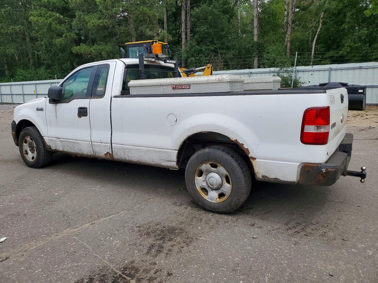 2007 Ford F150 White vin: 1FTPF12V47KC40873