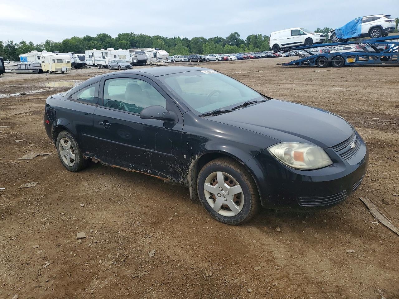 2008 Chevrolet Cobalt Ls Black vin: 1G1AK18F187337320