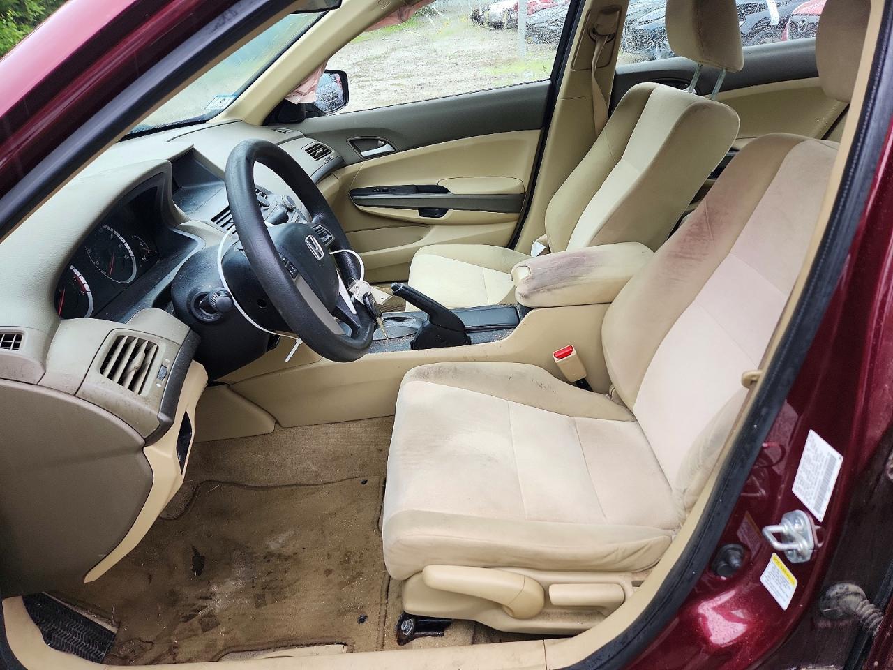 2010 Honda Accord Lx Красный vin: 1HGCP2F32AA042589