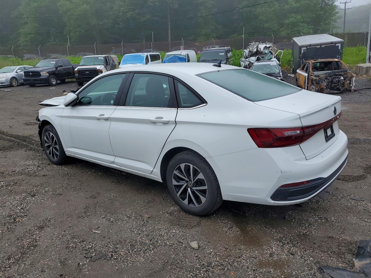 2025 Volkswagen Jetta S White vin: 3VW5X7BU0SM070900