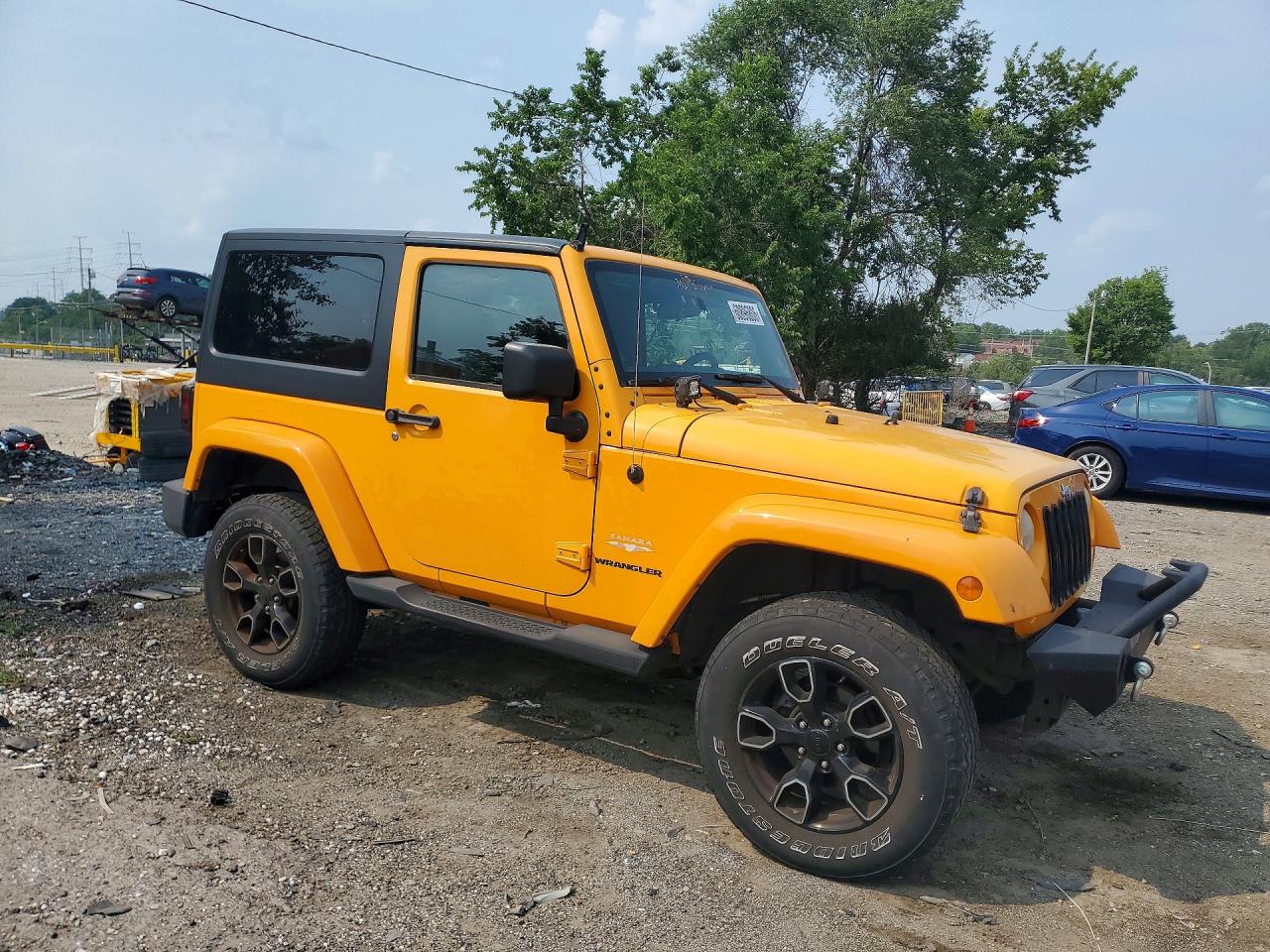 2012 Jeep Wrangler Sahara Orange vin: 1C4AJWBG2CL152864